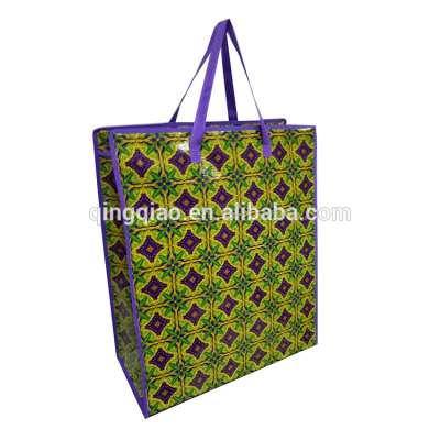 China laminated woven polypropylene grocery bags